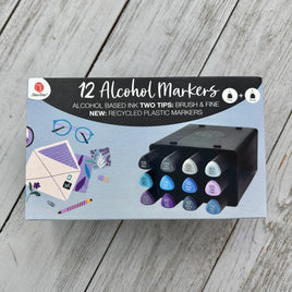 Deco Time Alcohol Markers - Ocean Breeze