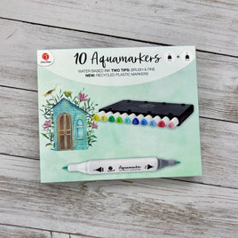 Deco Time Aquamarkers - Leafy Brights