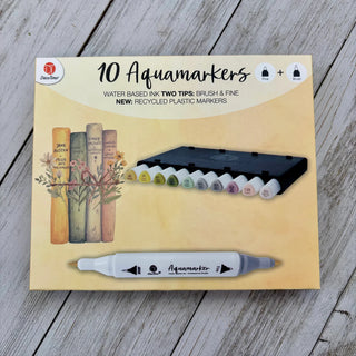 Deco Time Aquamarkers - Vintage Tones