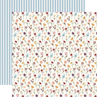 Pressed Floral - Carta Bella Double-Sided Paper Pad 6"X6"