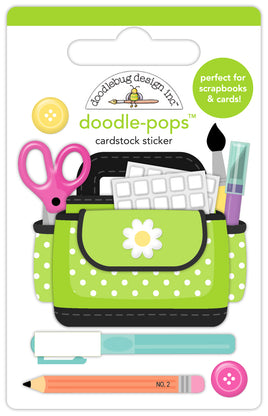 Crafty Girl - Doodlebug Color Me Crafty Doodle-Pops 3D Stickers