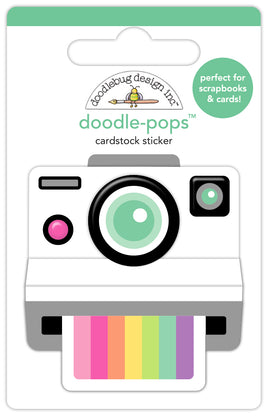 Snap Happy - Doodlebug Color Me Crafty Doodle-Pops 3D Stickers