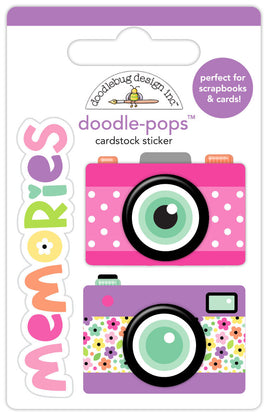 Making Memories - Doodlebug Color Me Crafty Doodle-Pops 3D Stickers