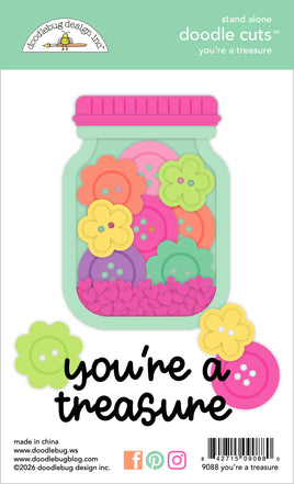 You're a Treasure - Doodlebug Doodle Cuts Dies