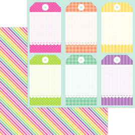 Colorway - Doodlebug Color Me Crafty Double-Sided Cardstock 12"X12"