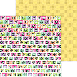 Photo Op - Doodlebug Color Me Crafty Double-Sided Cardstock 12"X12"