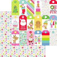Oh What Fun - Doodlebug Double-Sided Paper Pack 12"X12" 12/Pkg