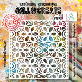 AALL and Create 6"x6" Stencil - 202 - Swinging Sixties