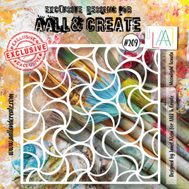 AALL and Create 6"x6" Stencil - 209 - Moonlight Sonata