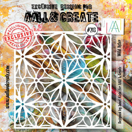 AALL and Create 6"x6" Stencil - 213 - Wild Aster