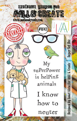 AALL and Create A7 Stamp Set - 1042 - Super Vet Dee