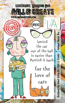 AALL and Create A7 Stamp Set - 1043 - Animal Nurse Dee