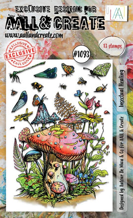 AALL and Create #1093 - A6 Stamp Set - Insectual Healing