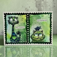 AALL and Create - A6 - Stamp Sets - Bee Geometry