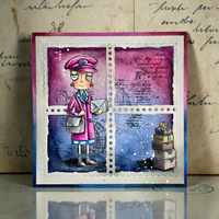 AALL and Create - A6 - Stamp Sets - Bee Geometry