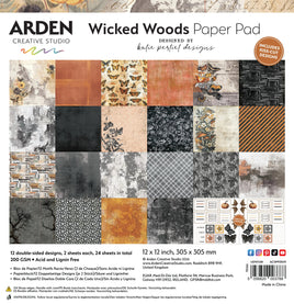 Arden Creative Studio Wicked Woods 12in x 12in Paper Pad