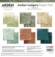 Arden Creative Studio Amber Ledgers Solids 12in x 12in Paper Pad