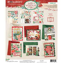 Santa's Winter Village Card Kit
