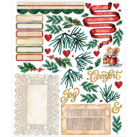 Santa's Winter Village Card Kit