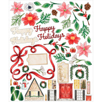 Santa's Winter Village Card Kit