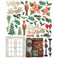 Santa's Winter Village Card Kit
