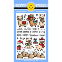 Alpaca Holiday Stamps