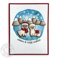 Alpaca Holiday Stamps