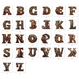 Steampunk City Monogram