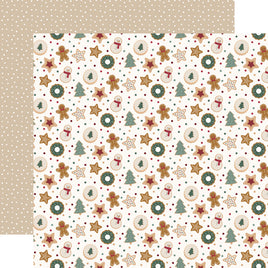 Christmas Cookies - Echo Park Baking Christmas Cheer Cardstock 12"X12"