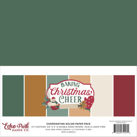 Baking Christmas Cheer - Echo Park Solids Collection Kit 12"X12"