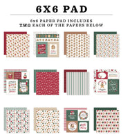 Baking Christmas Cheer - Echo Park Double-Sided Paper Pad 6"X6"