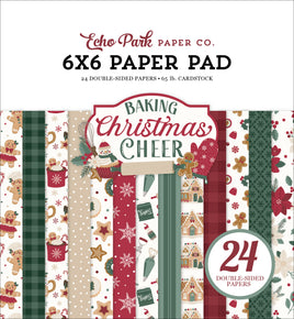 Baking Christmas Cheer - Echo Park Double-Sided Paper Pad 6"X6"