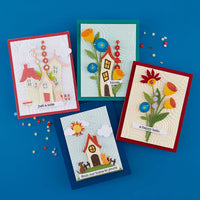 Whimsical Skies 3D Embossing Folder by Vicky Papaioannou