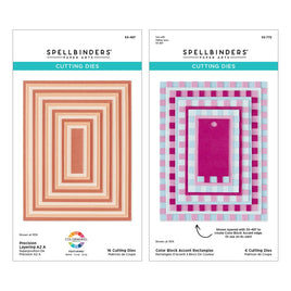 Color Block Accent Rectangles Die Bundle