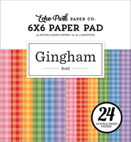 Bold Gingham - Echo Park 6x6 Paper Pad