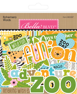 Zoo Day - Ephemera Words