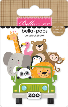Zoo Crew - Bella-pops 3D Cardstock Sticker