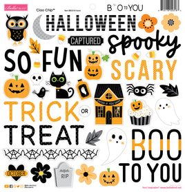 Boo To You - Ciao Chipboard Icons