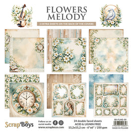 Flowers Melody - 6X6 Paper Pad