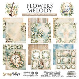Flowers Melody - 8X8 Paper Pad