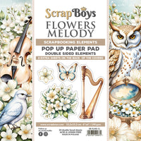 Flowers Melody - 6X6 Pop-up Paper Pad
