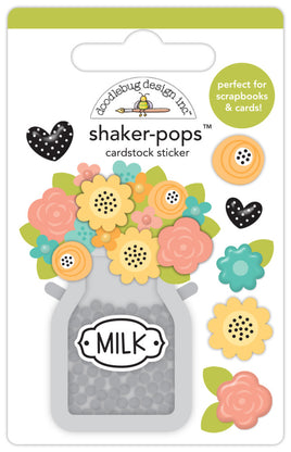 Cream Of the Crop - Doodlebug Shaker-Pops 3D Sticker