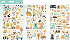 Farmhouse - Doodlebug Mini Icons Stickers