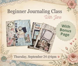 Beginner Journaling Class - Evening, Thursday, Sept 24, 2026