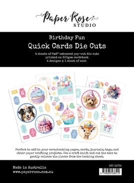 Birthday Fun Quick Card Die Cuts 34755
