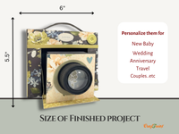 Vintage Camera - Ivory - CrafTreat Scrapbook Blank Precut Album Base