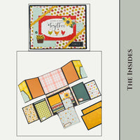 CrafTreat Scrapbook Blank Precut Album Base - LapBook Folio - Ivory