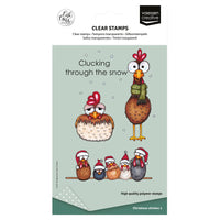 Vaessen Creative • Clear Stamps Christmas Chickens 1 (12pcs)