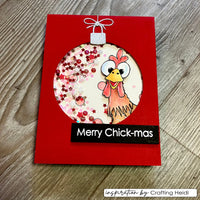 Vaessen Creative • Clear Stamps Christmas Chickens 2 (10pcs)
