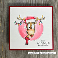 Vaessen Creative • Clear Stamps Reindeer & Co 14pcs